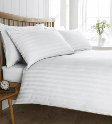 Swiss stripe duvet covers