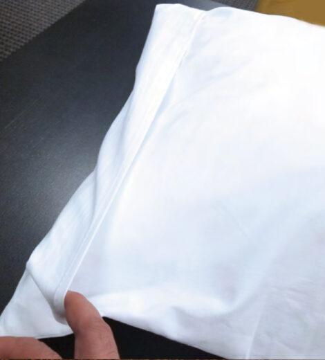 French fold pillow protector