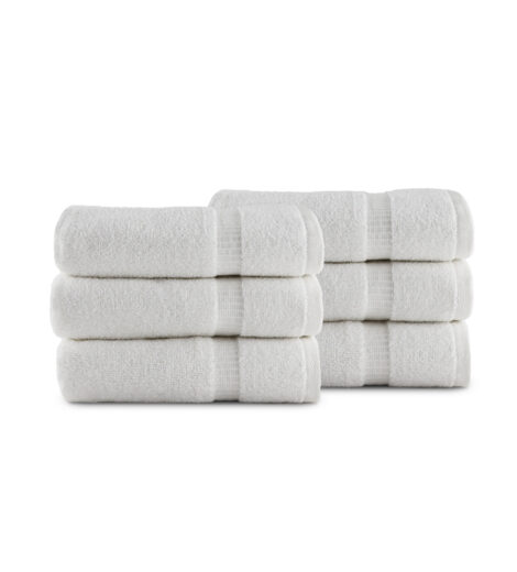 White hand towel set