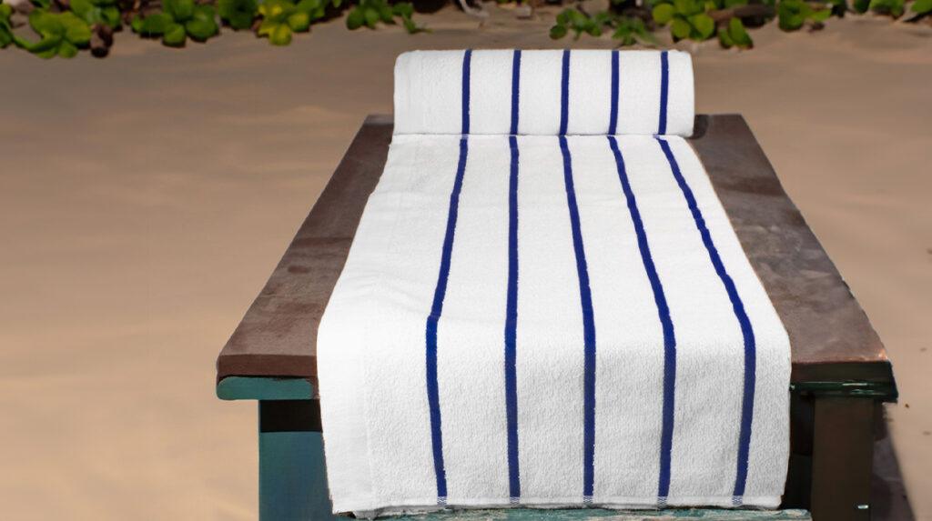 Center Stripe Pool Towels