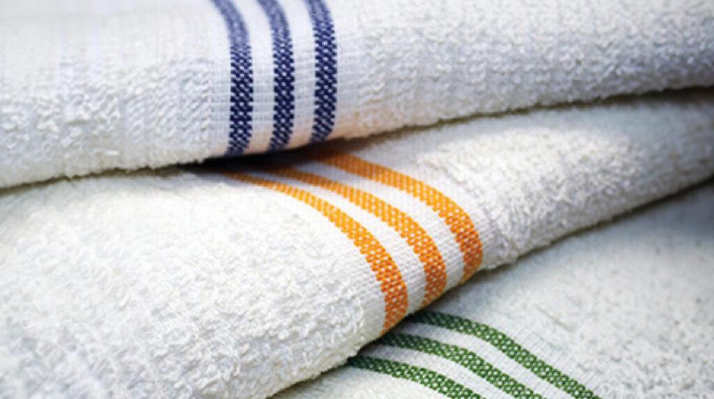 Three Stripe Pool Towels