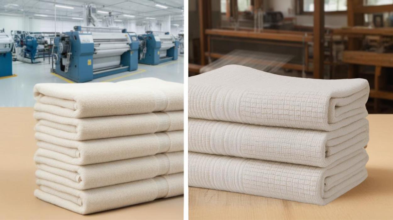 Airjet Loom Hotel Towels vs Shuttle Loom Hotel Towels