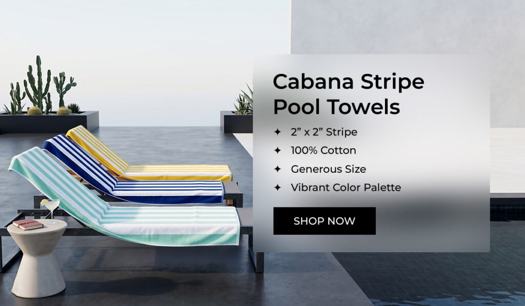 Cabana Stripe Pool Towels