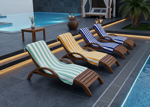Cabana Stripe Pool Towels