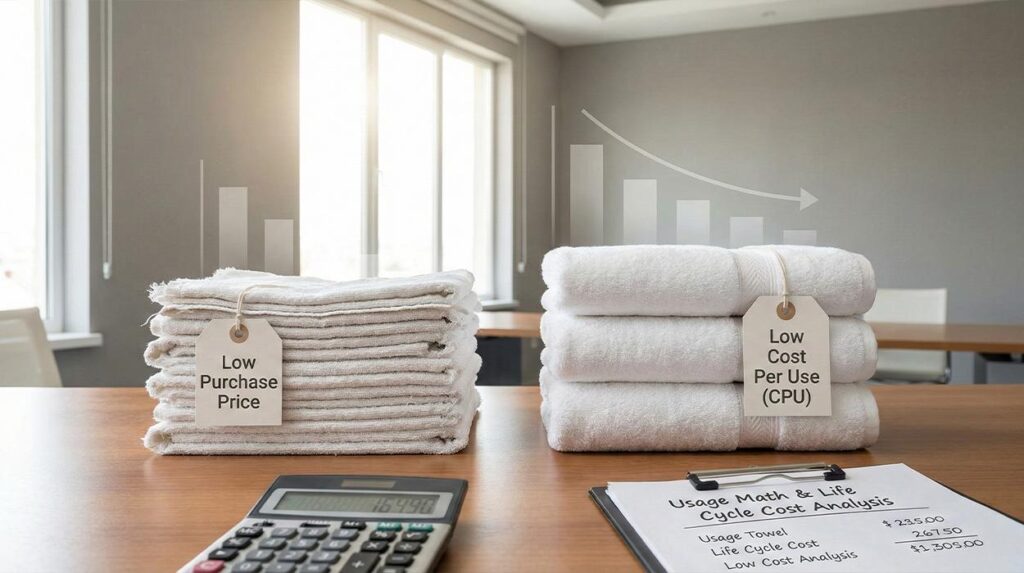 Hospitality Textile Cost Per Use (CPU) vs. Purchase Price