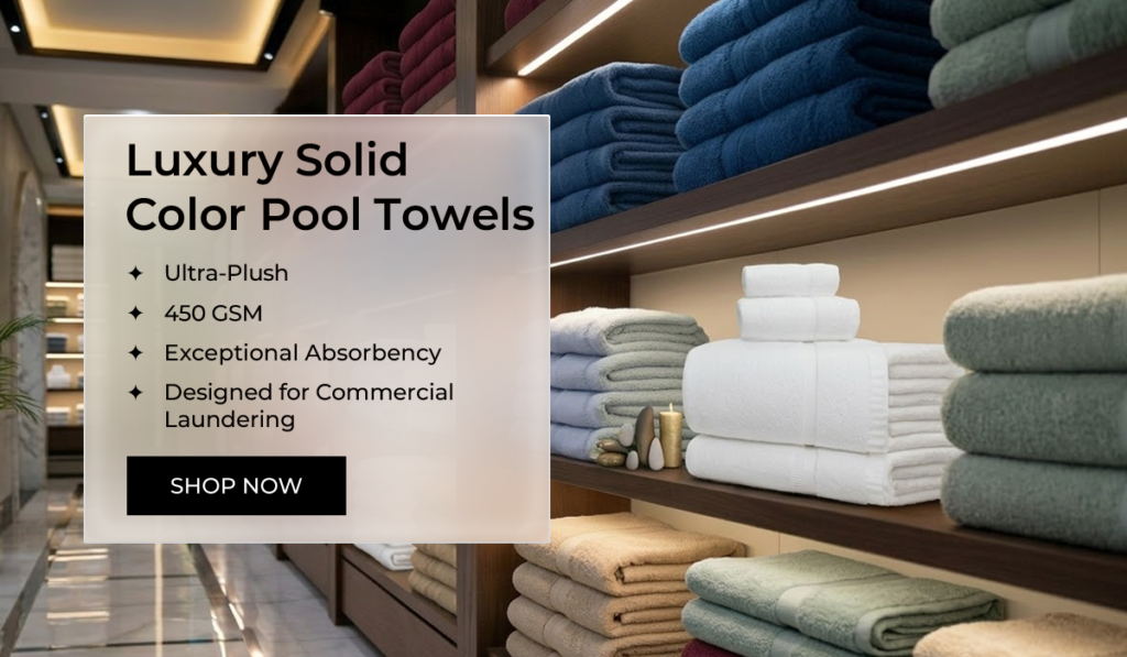 Luxury Solid Color Pool Towels