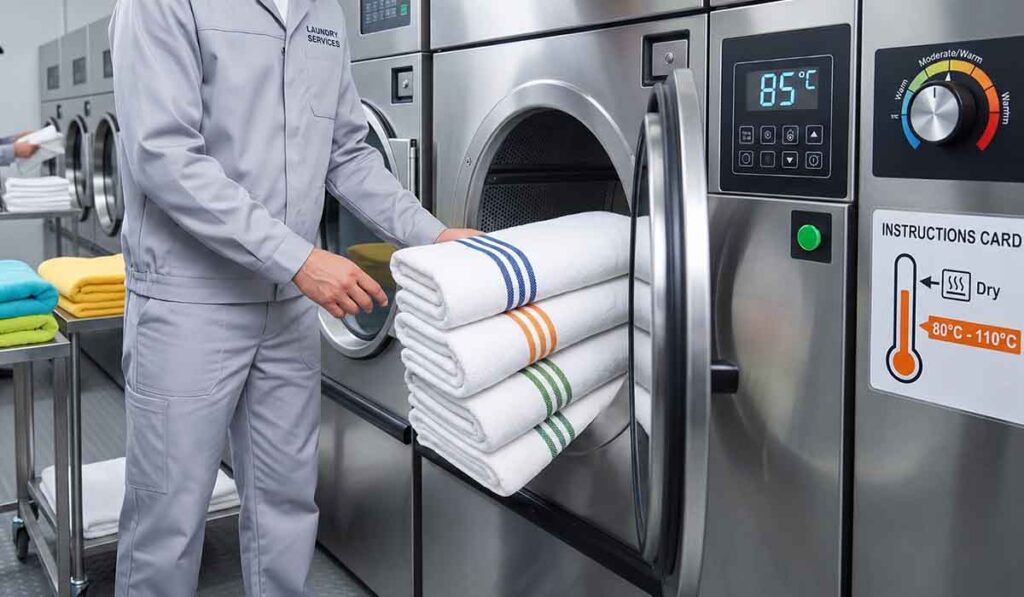 Dry Towels at Moderate Heat